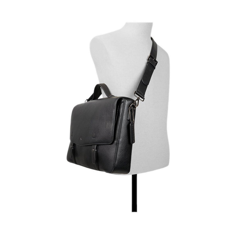 Hildebrad Men's Messenger Bag - Other Black