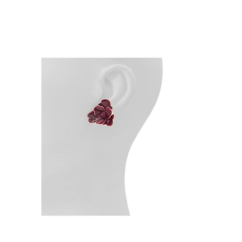 Luccyymini Earrings - Bordo