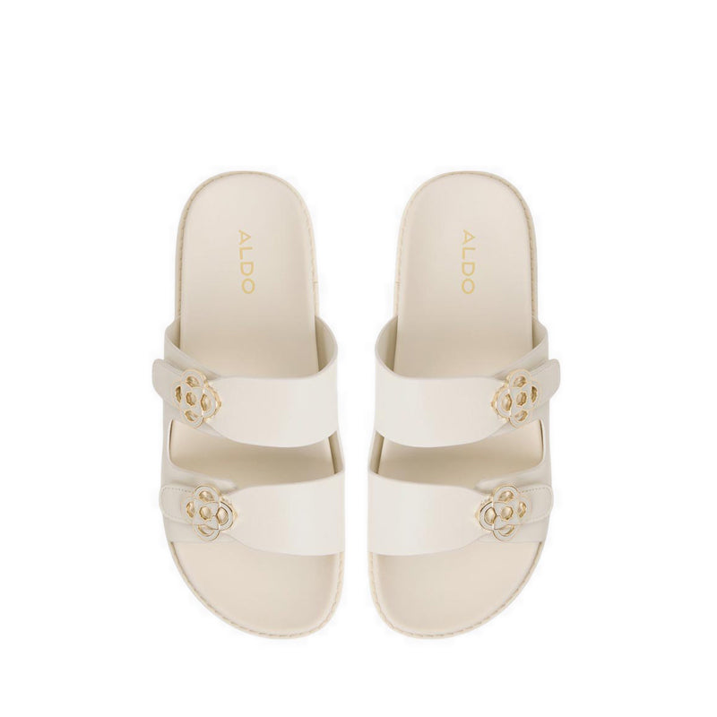 Aldo Delainey Women's Footbed Sandals - White/Bone