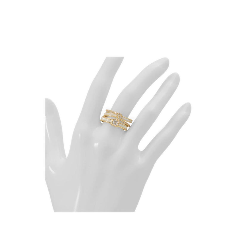 Adelaiine Ring - Gold/Clear Multi