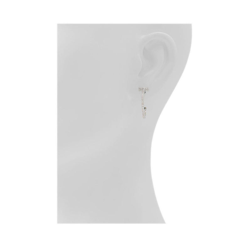 Reakin Women's Earring Silver/Clear Multi