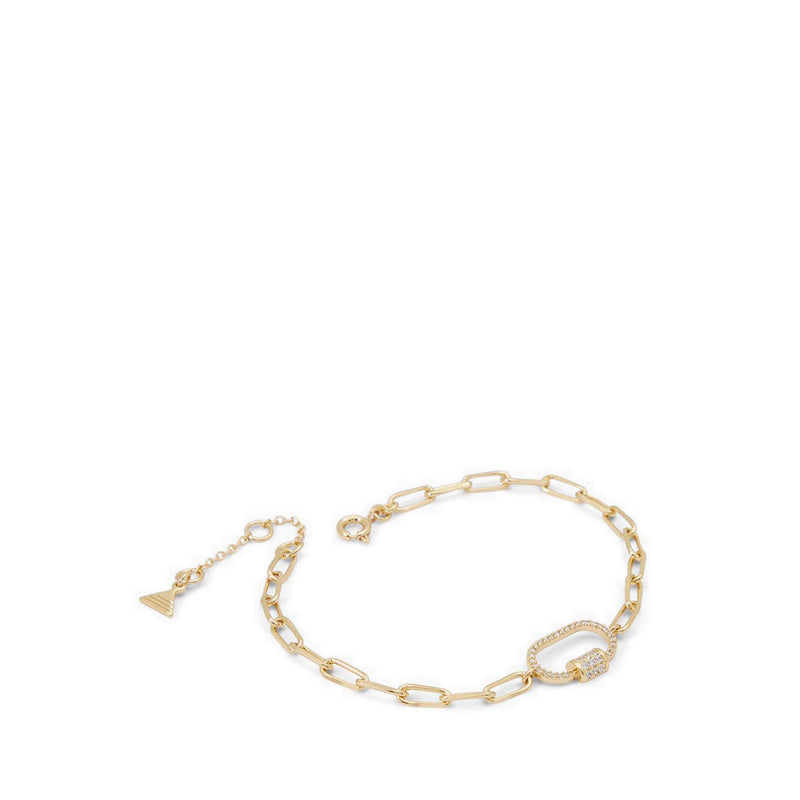 Carabinette Women's Bracelet Gold/Clear Multi