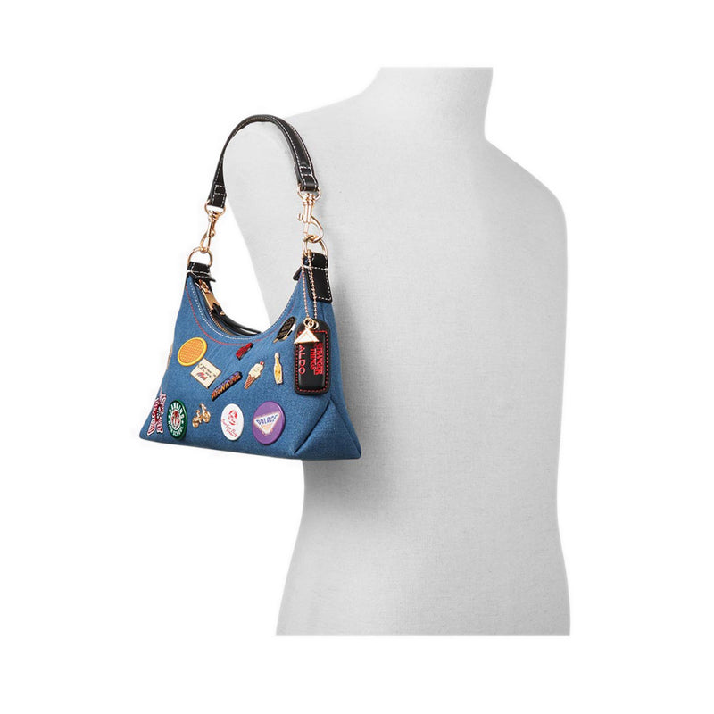 Aldo x Stranger Things Cityofhawkins Women's Shoulder Bag - Denim