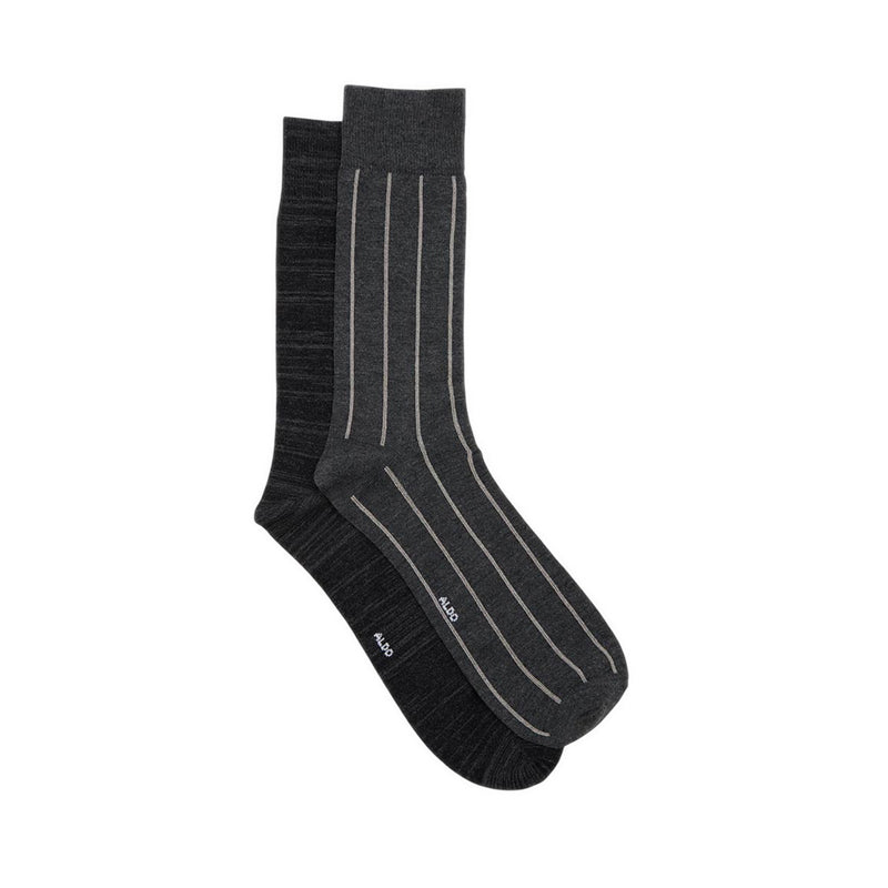 Aldo Nightstripe Men's Socks - Dark Grey