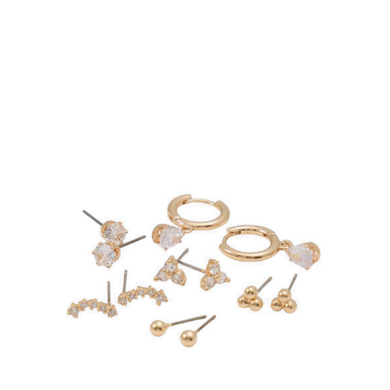 Lionade Women's Earring - Gold/Clear Multi