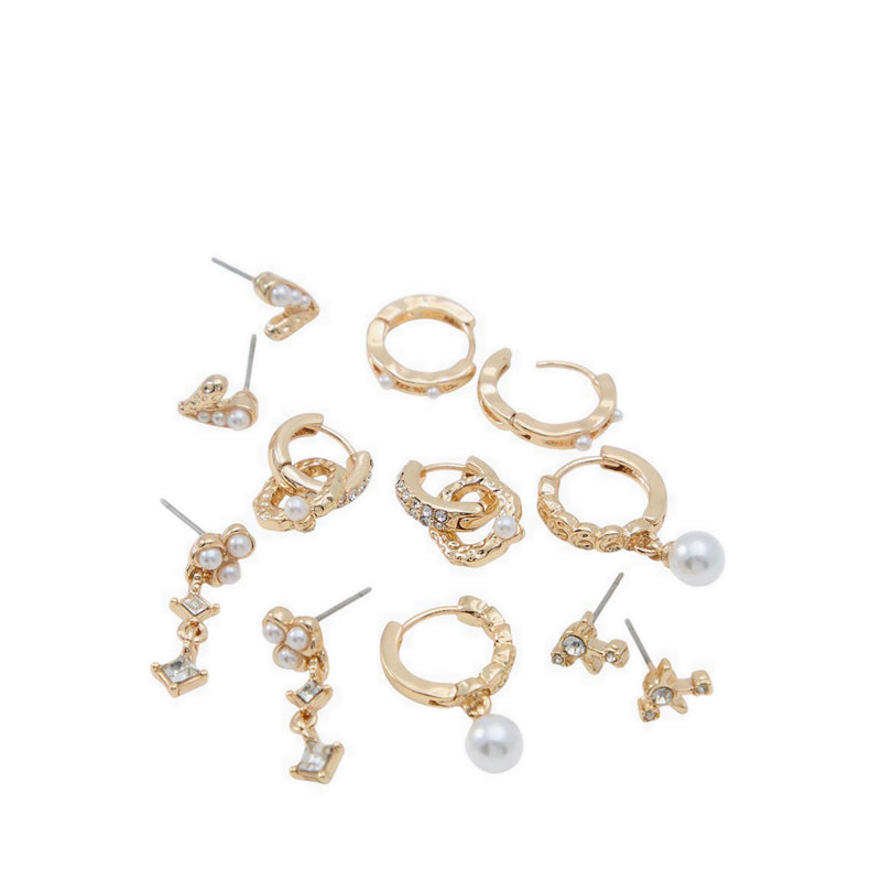 Detailed Women's Earrings - Ice