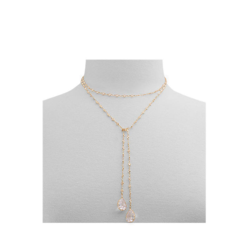 Aldo Adorea Women's Necklaces - Gold/Clear Multi