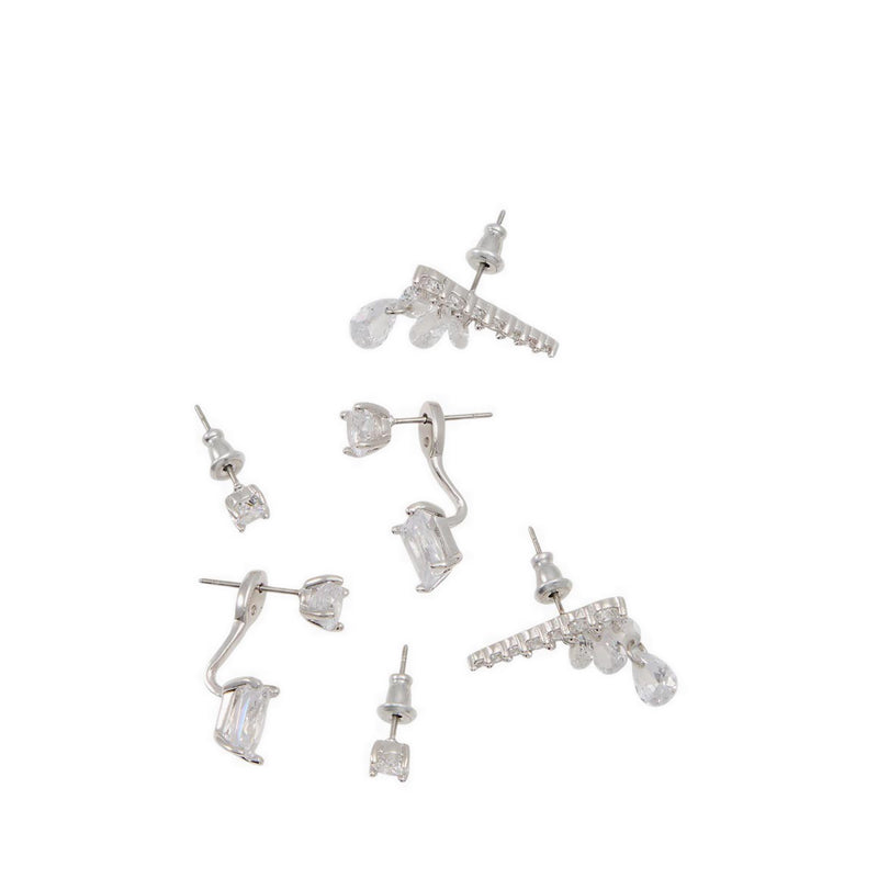 Aldo Shynelle Women's Earrings - Silver/Clear Multi