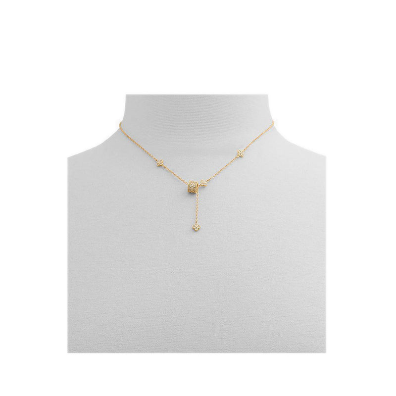 Joliena Women's Necklaces - Gold/Clear Multi