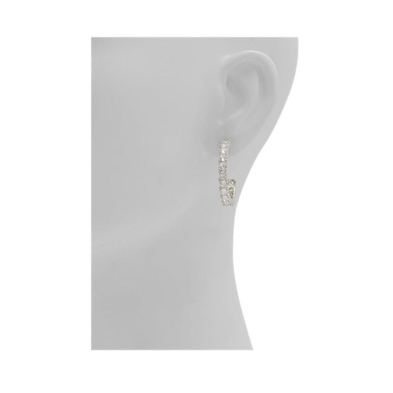 Postolia Women's Earrings Silver/Clear Multi
