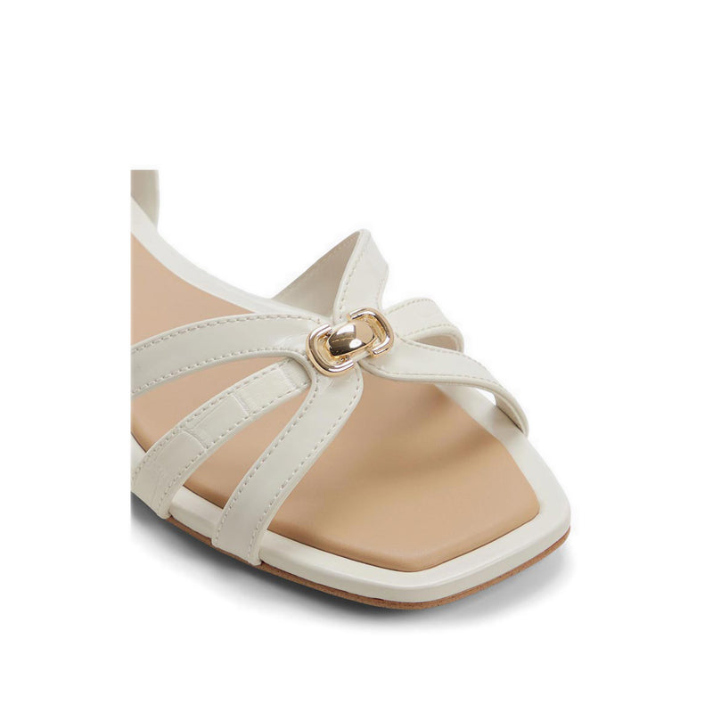 Peronii Women's Flat Sandals White/Bone
