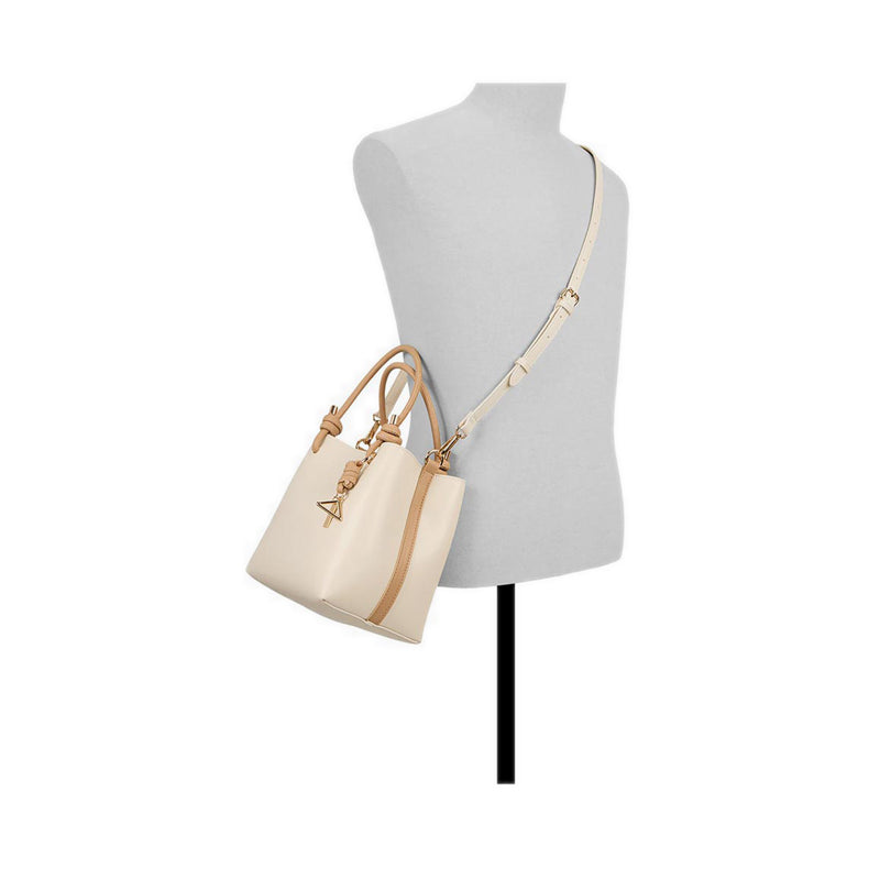 Evielily Women's Satchel - Tan Combo