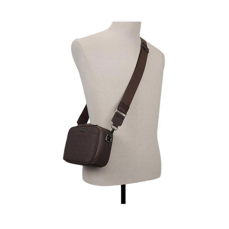 Marckus Men's Cross Body Brown