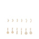 Calowen Women's Hoop Earrings - Gold