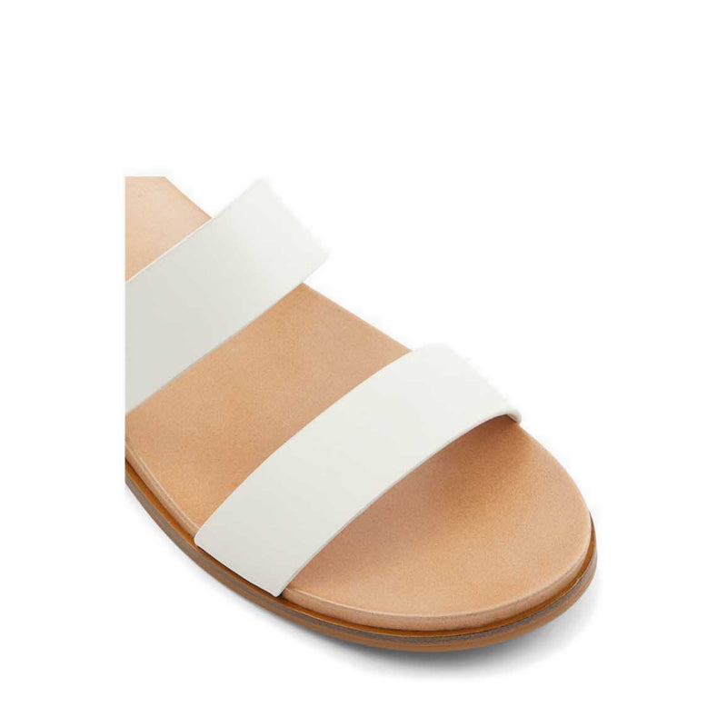Aliawen Women's Flat Sandals - White