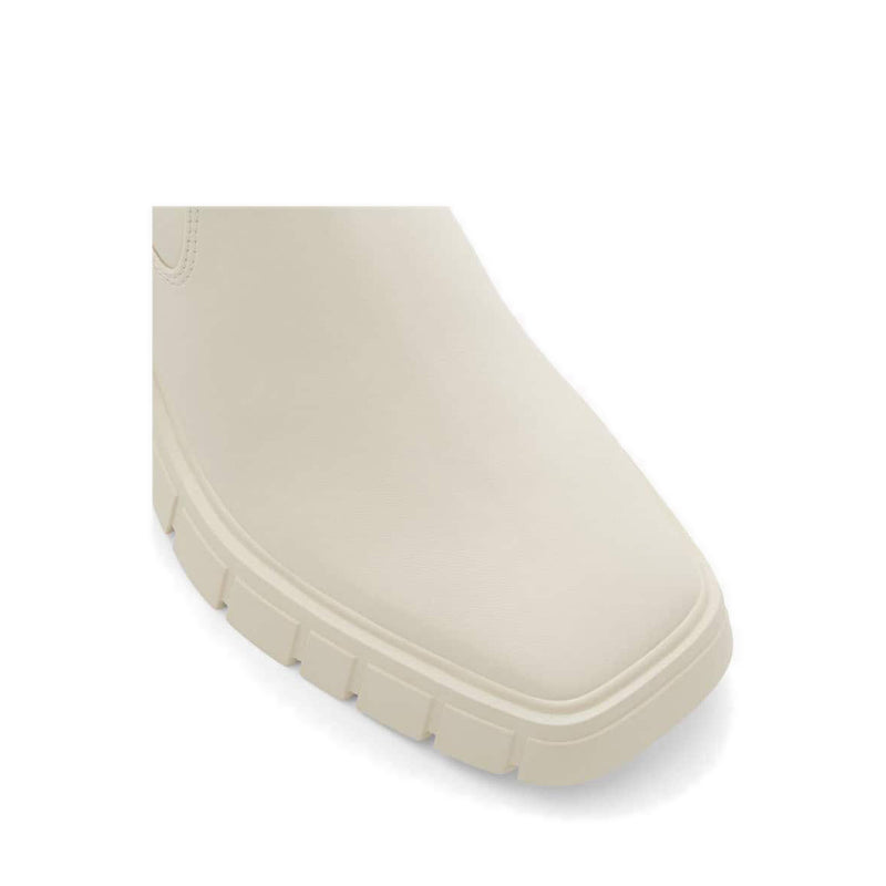 Upstage Women's Lug Sole Sock Boots - White