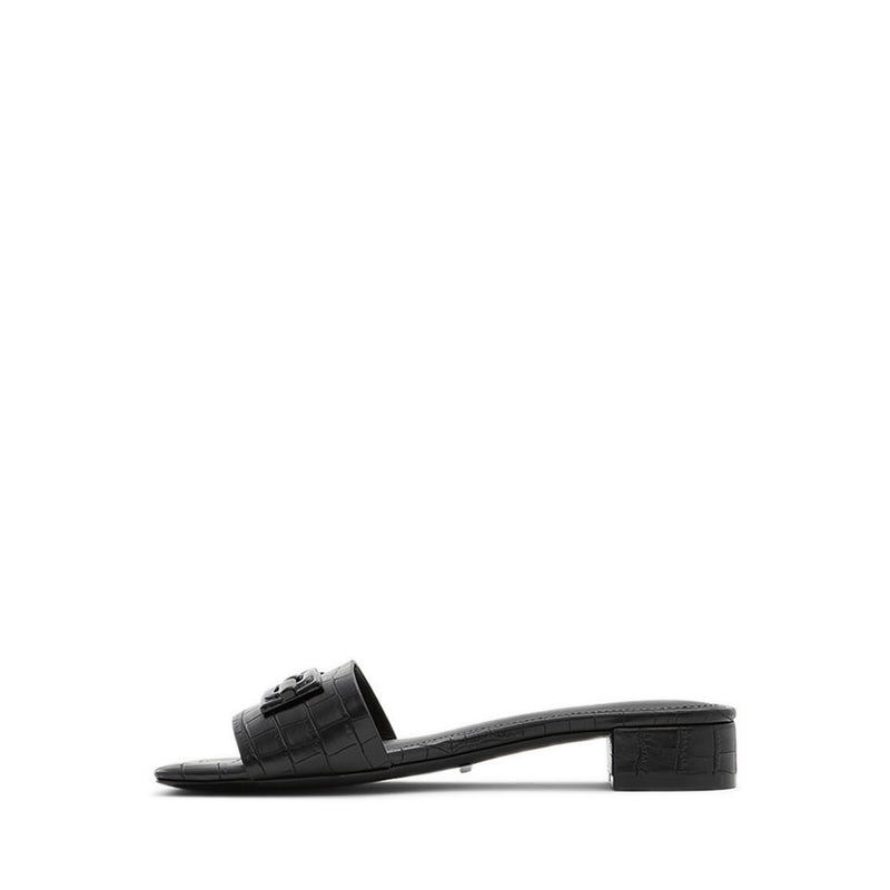 Ethauwen Women's Flat Sandals - Black
