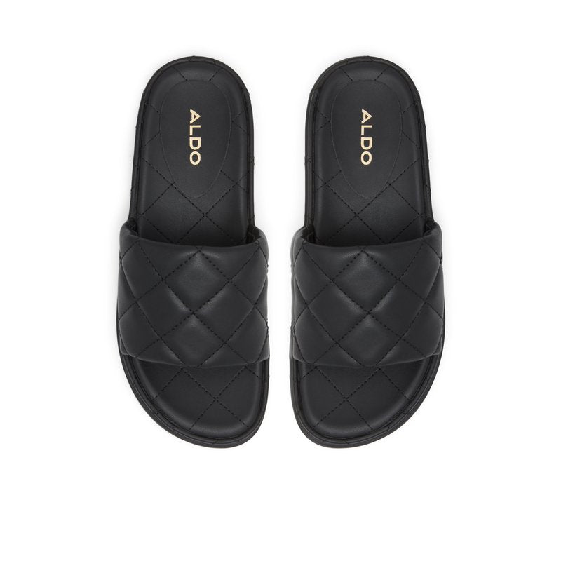 Carreaux Women's Slides - Black
