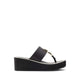 Toea Women's Beach Wedged Sandals - Black