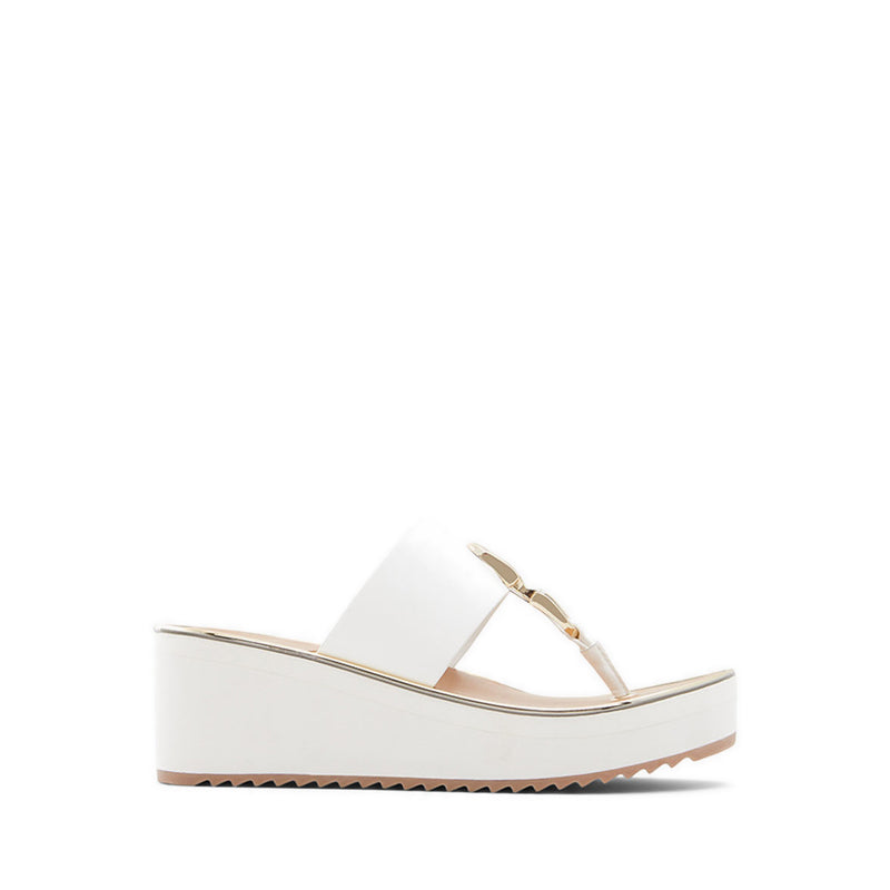 Toea Women's Beach Wedged Sandals - White