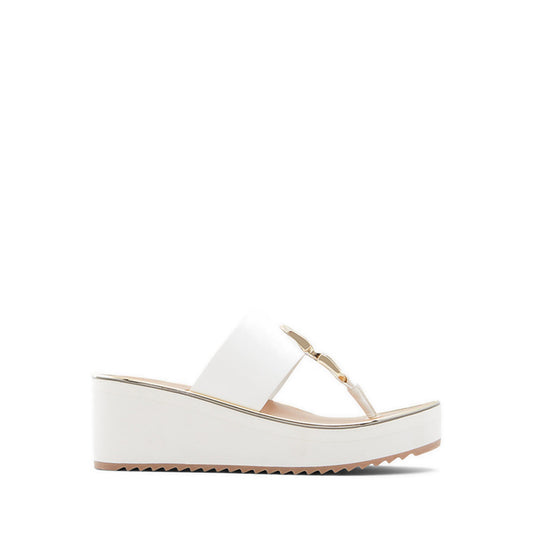 Toea Women's Beach Wedged Sandals - White