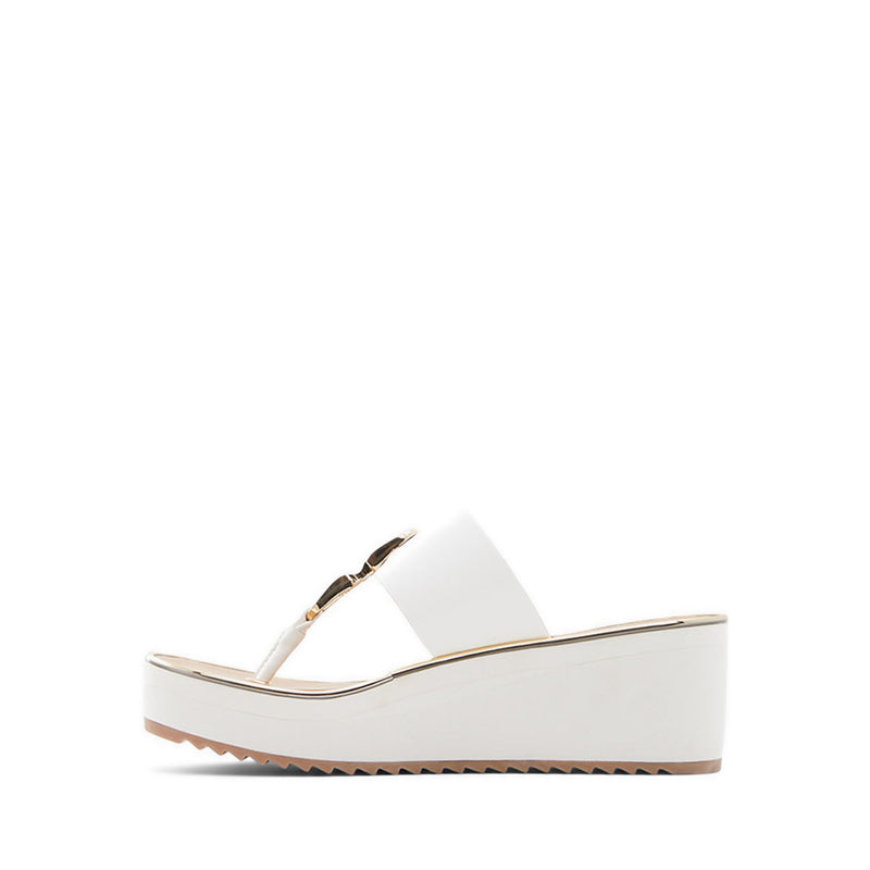 Toea Women's Beach Wedged Sandals - White