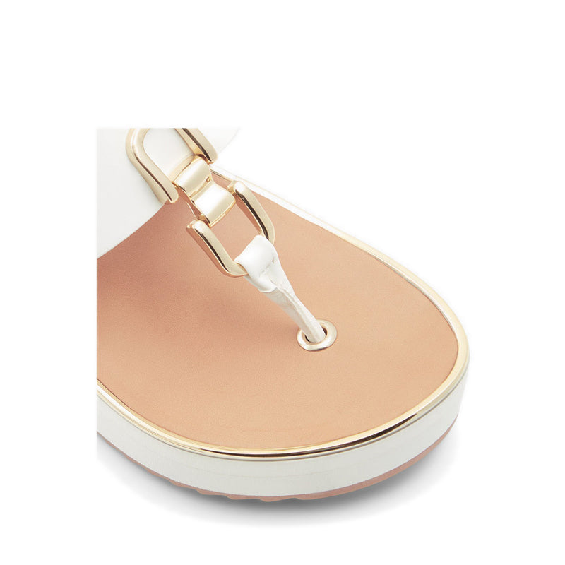 Toea Women's Beach Wedged Sandals - White