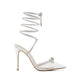 ALDO HALALIA HEELED SHOES - SILVER