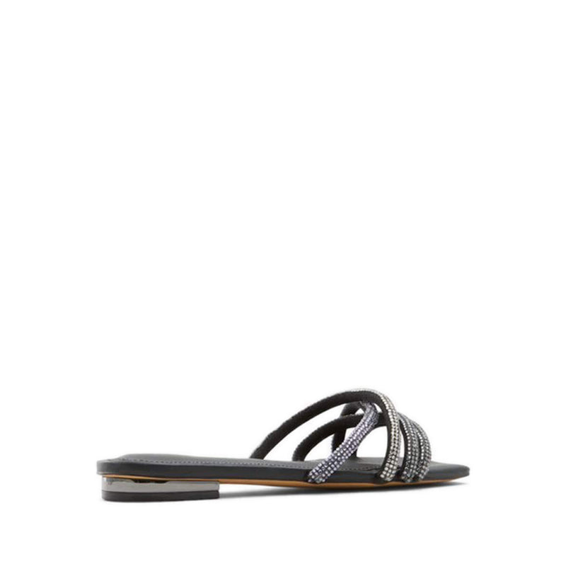 Rossie Women's Flat Sandals - Black