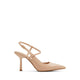 Brunette Women's Strappy Pumps - Bone