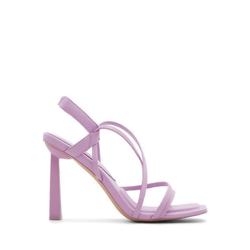 Amilia Women's Strappy Heeled Sandals - Bright Purple