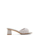 Celesta Women's Slide Heeled Sandals - Grey