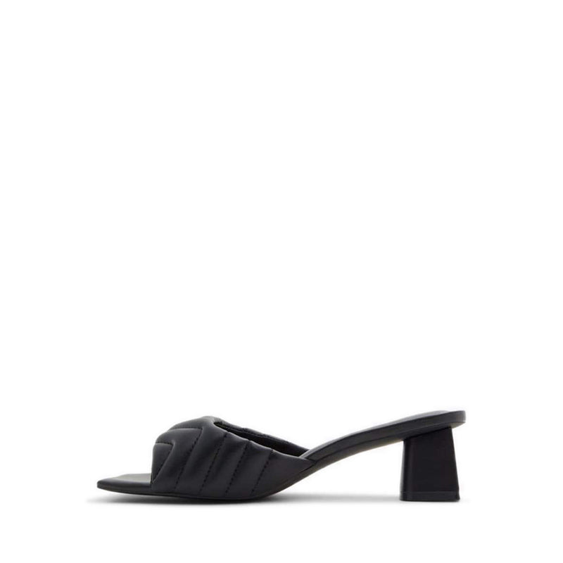 Celesta Women's Slide Heeled Sandals - Black