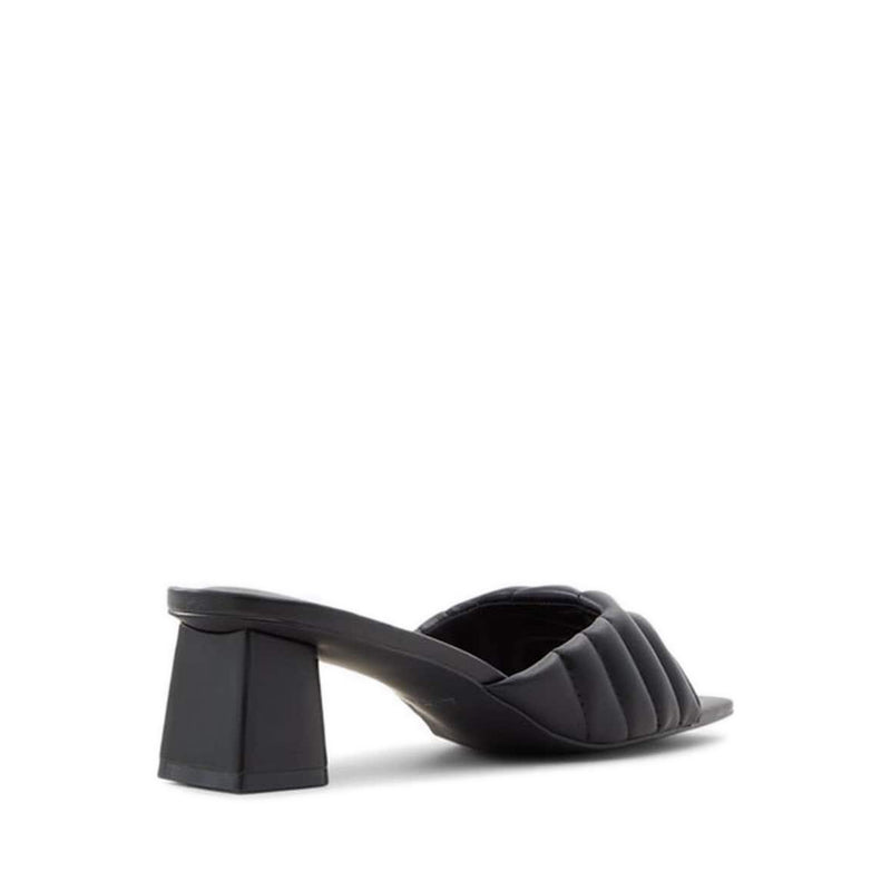 Celesta Women's Slide Heeled Sandals - Black