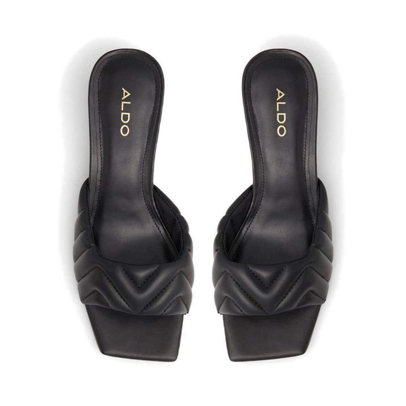Celesta Women's Slide Heeled Sandals - Black