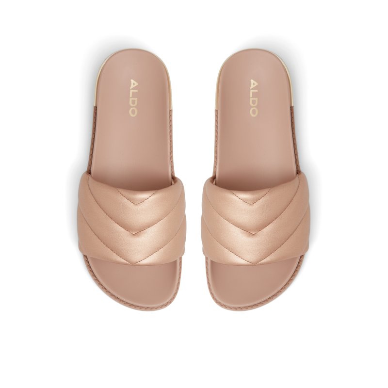 Acaswen Women's Flat Sandals - Pink