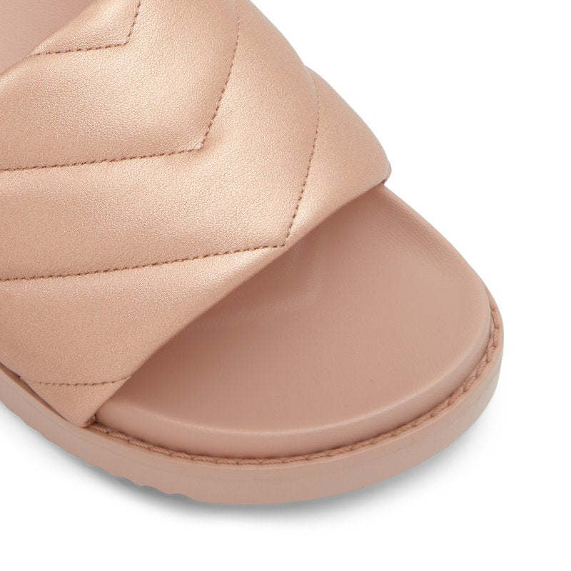 Acaswen Women's Flat Sandals - Pink