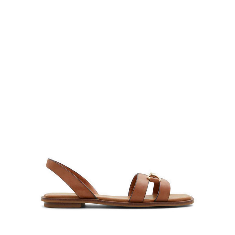 Odele Women's Sling Back Flat Sandals - Brown