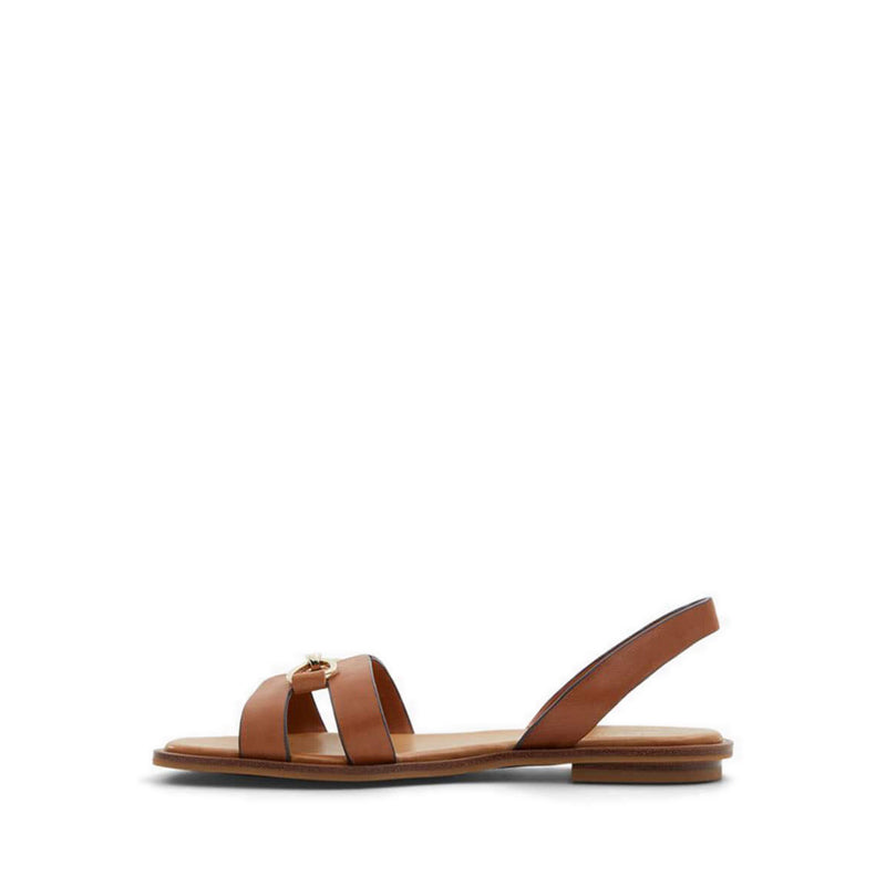 Odele Women's Sling Back Flat Sandals - Brown