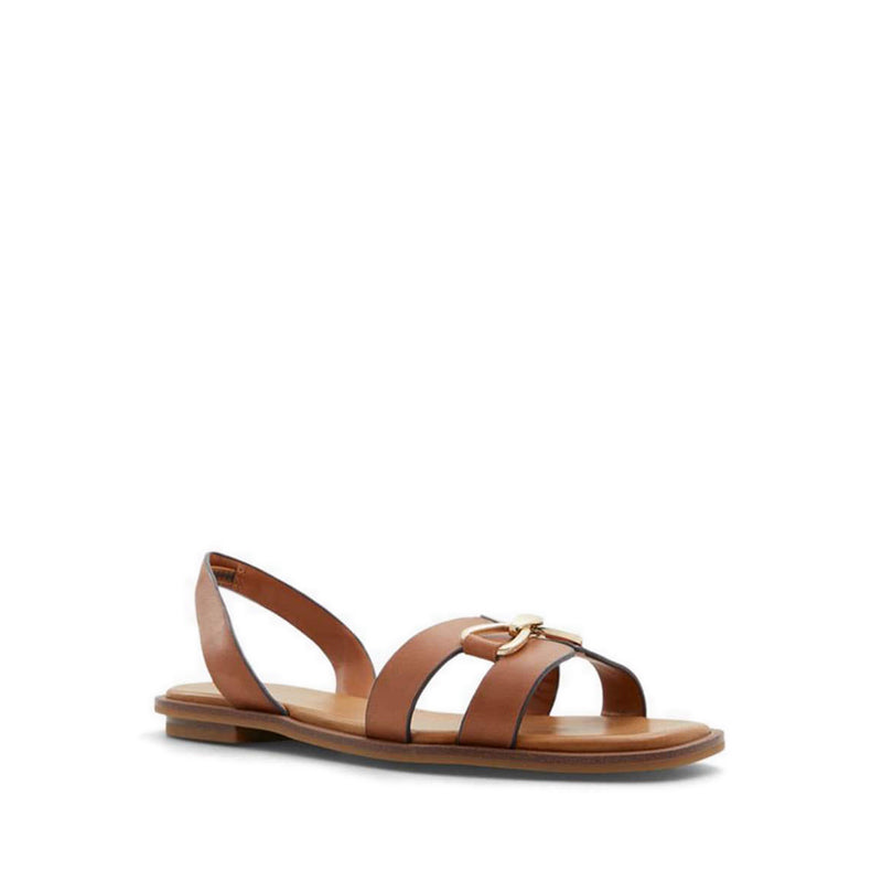 Odele Women's Sling Back Flat Sandals - Brown