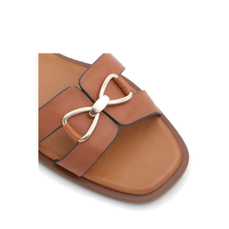 Odele Women's Sling Back Flat Sandals - Brown