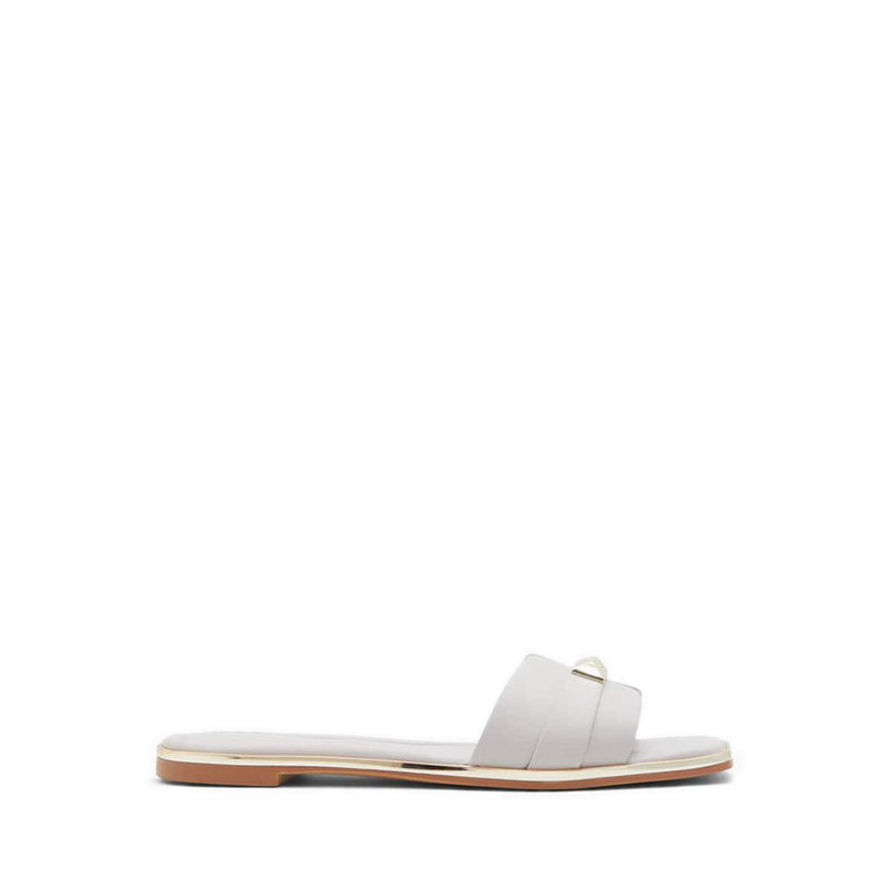 Darine Women's Flat Slide Sandals - Grey