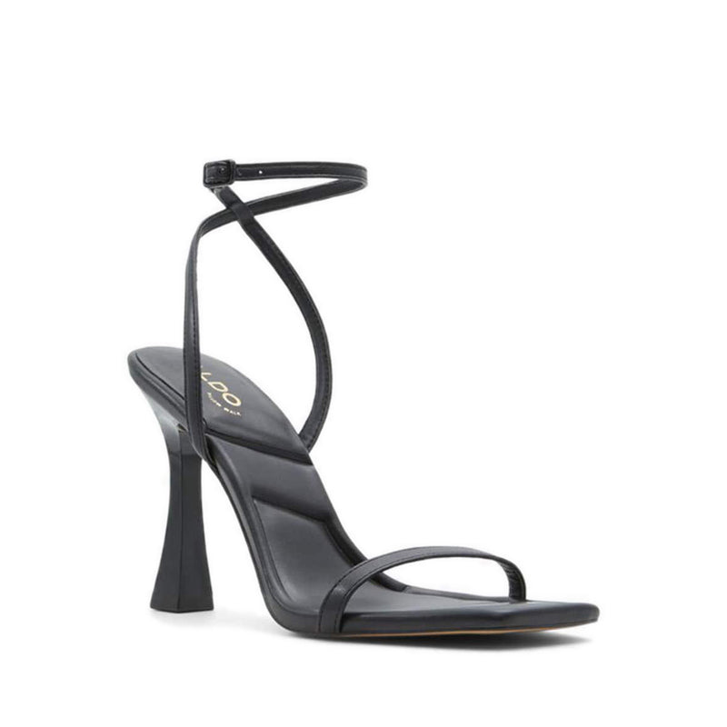 Vivanti Women's Ankle Strap Heeled Sandals - Black