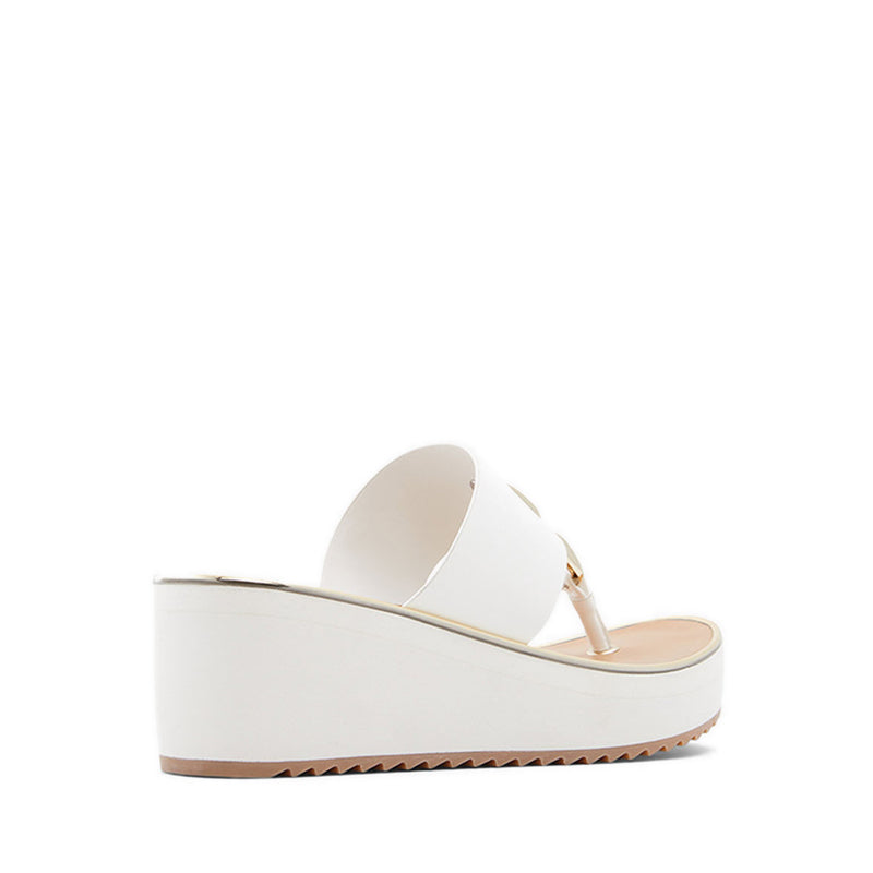 Toea Women's Beach Wedged Sandals - Bone
