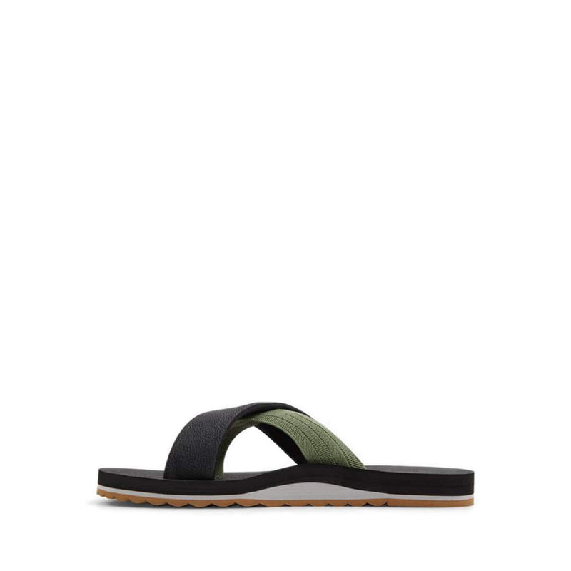 Inderpaul Men's Slide Flat Sandals - Black