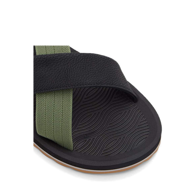 Inderpaul Men's Slide Flat Sandals - Black