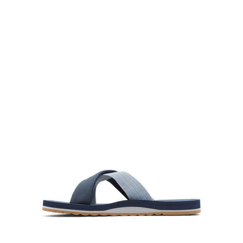 Inderpaul Men's Slide Flat Sandals - Navy Blue
