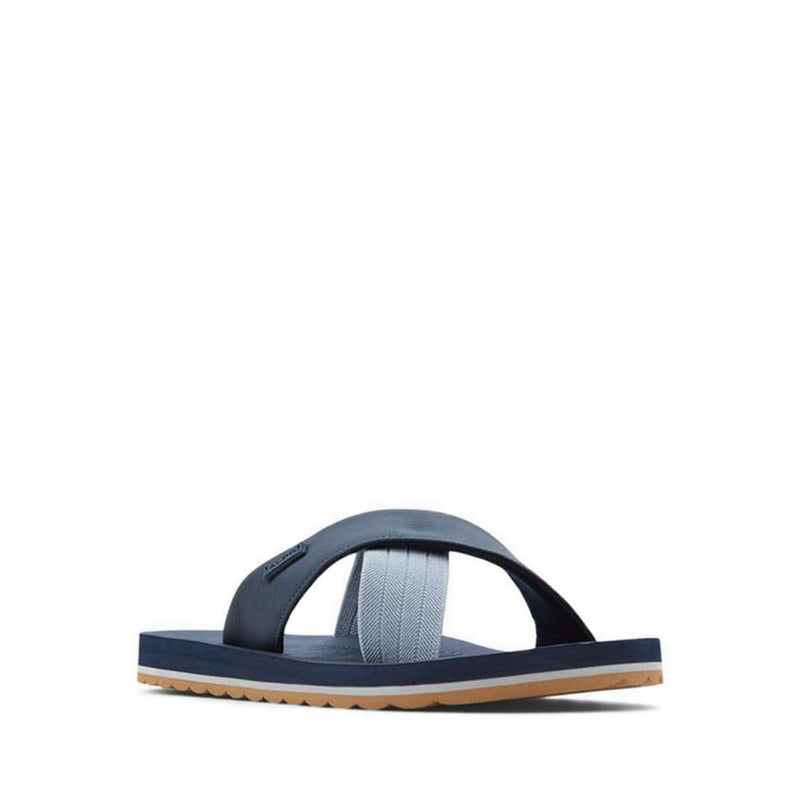 Inderpaul Men's Slide Flat Sandals - Navy Blue