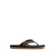 Burges Men's Thong Sandals - Dark Brown
