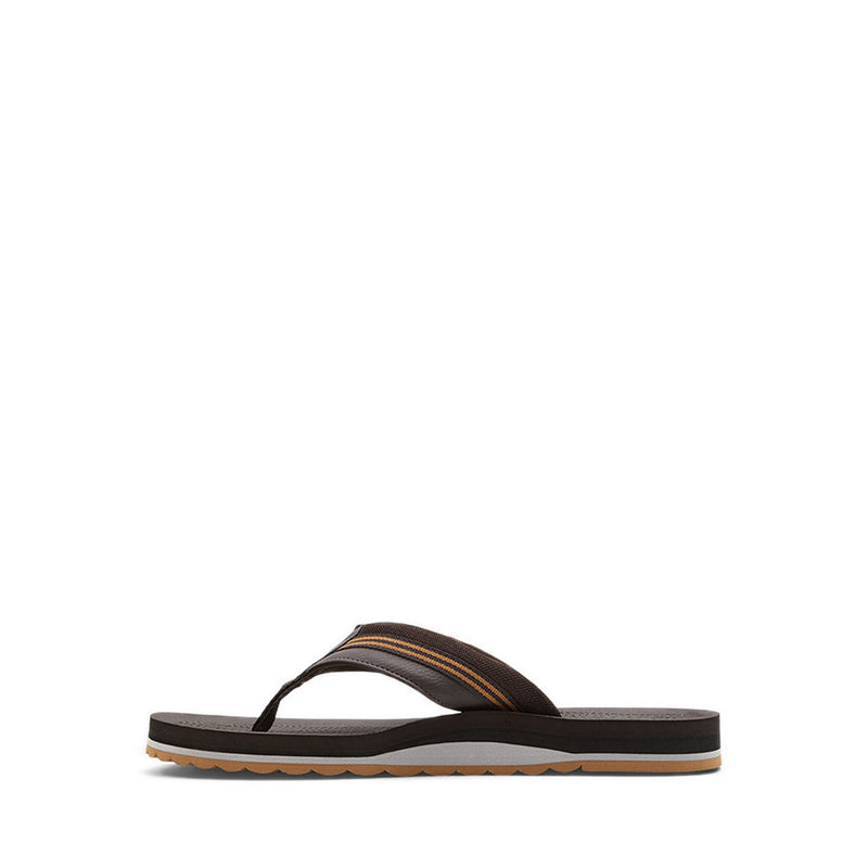 Burges Men's Thong Sandals - Dark Brown